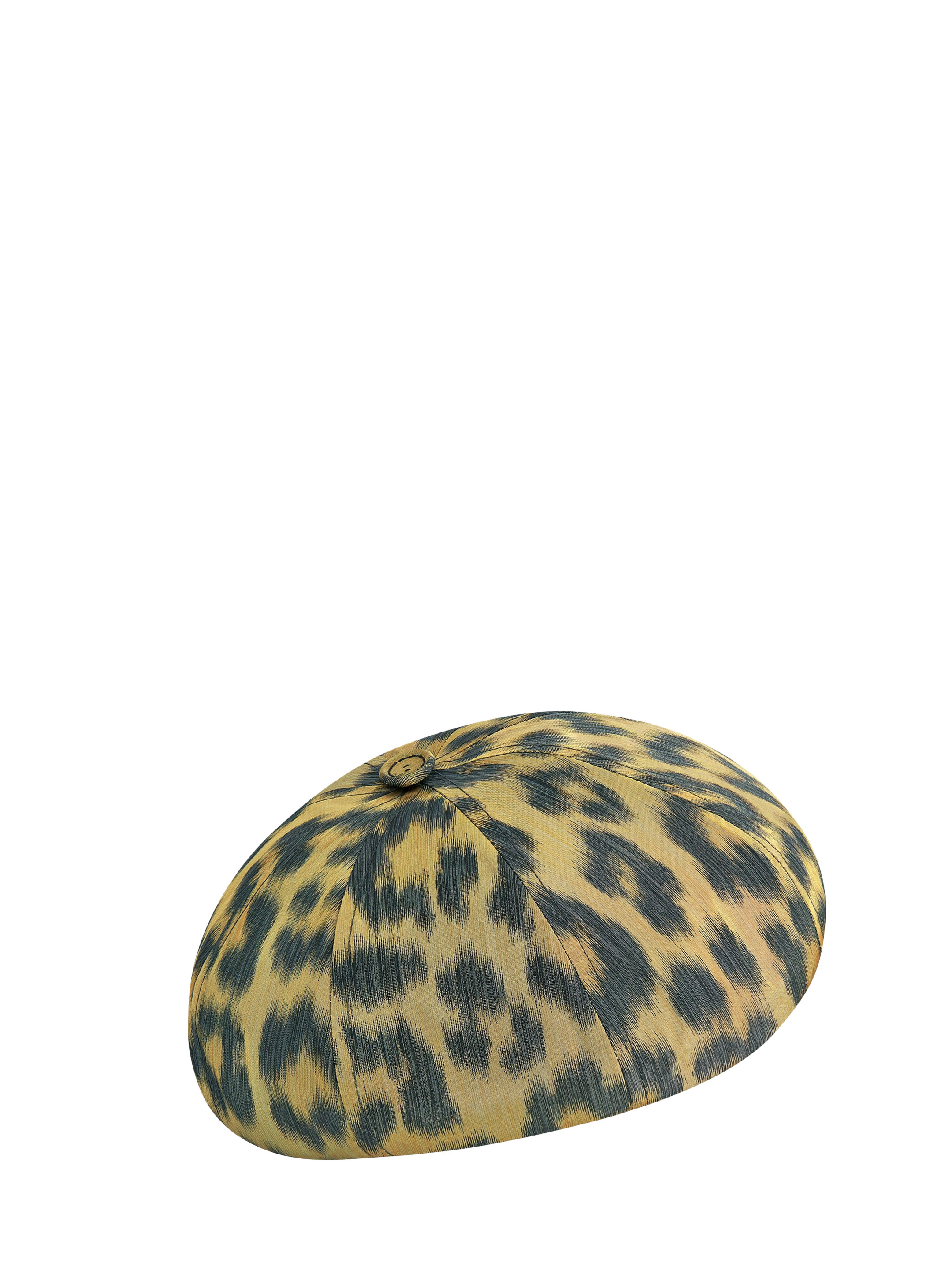 Dior Leopard Print Beret In Brown