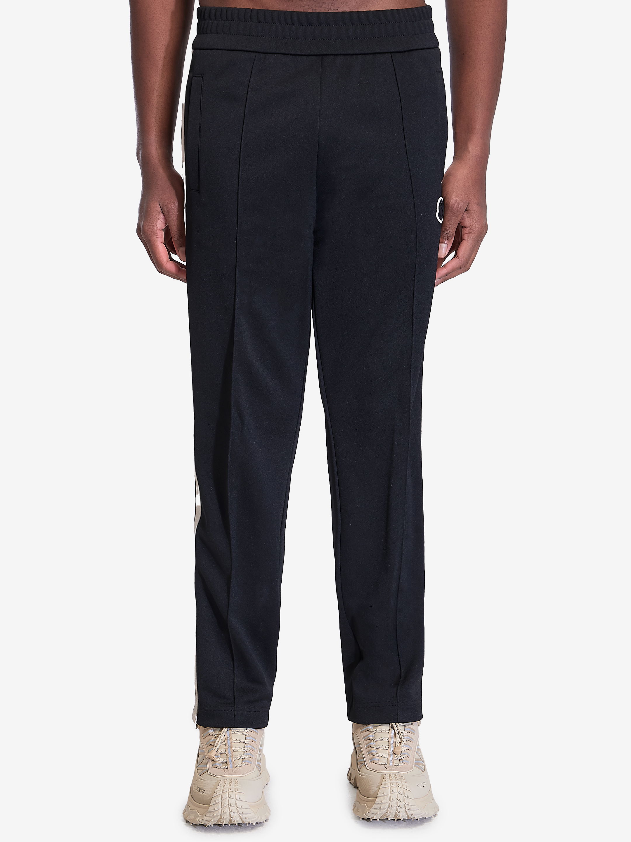 MONCLER GENIUS ACETATE BLACK SWEATPANTS 