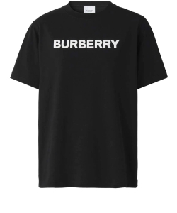 T-shirt nera con logo