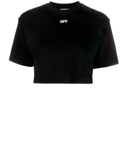 Crop t-shirt with Off logo