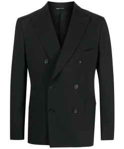 Double-breasted jacket in wool