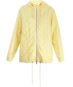 Yellow quilted jacket