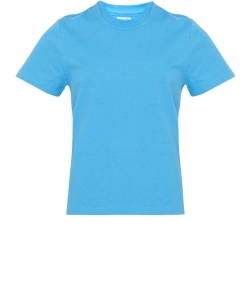 T-shirt in cotone turchese