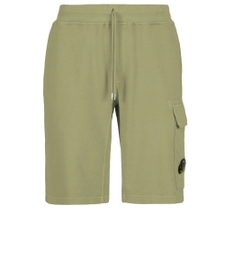 Cotton fleece bermuda shorts