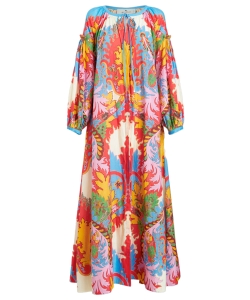 Paisley print dress