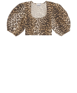 Leopard-print top