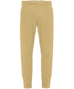 Pantaloni in gabardina beige