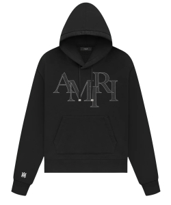 Amiri Staggered Logo hoodie