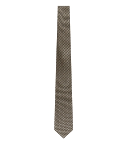 Cravatta in lana e seta jacquard