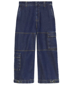 Cargo jeans in denim