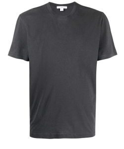Lead grey cotton t-shirt