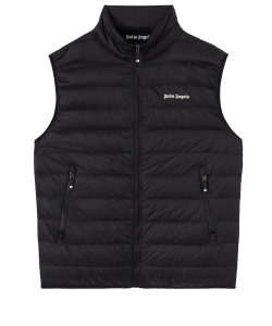 Padded vest with logo