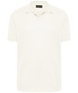 Linen polo shirt