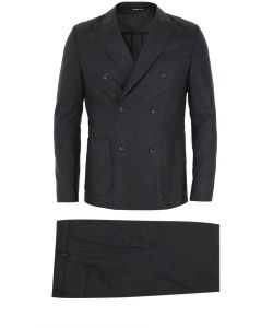 Anthracite wool suit