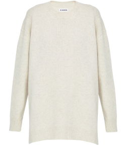 Beige wool jumper