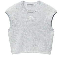 Lurex crop top