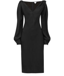 Viscose midi dress