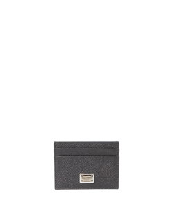 Black calfskin cardholder