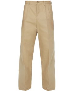 Beige cotton pants