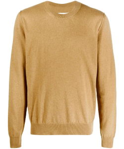 Maglia in cashmere cammello