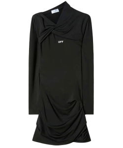 Fluid jersey Twist mini dress