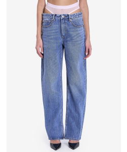 Pre-styled underwear jeans