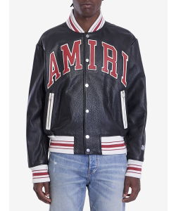 Amiri leather bomber jacket