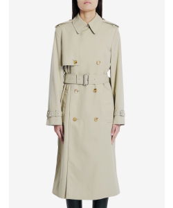 Trench coat in cotton blend