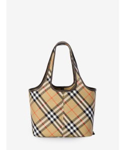 Small Check tote bag