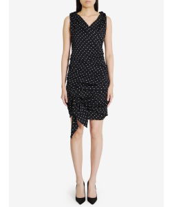 Midi dress with Polka-dot print