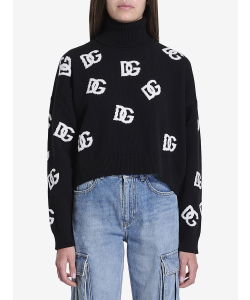 Turtleneck sweater with DG logo