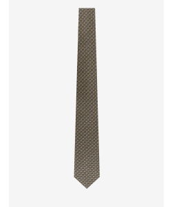 Silk wool jacquard tie