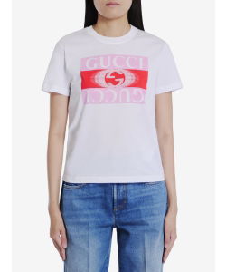 T-shirt con stampa Gucci