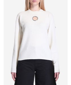 White wool sweater