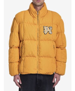 Monogram corduroy puffer jacket