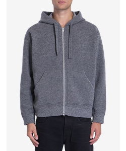 Zip-up hooded sweater