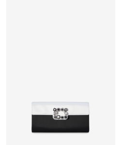 Envelope Flap Flower Buckle clutch