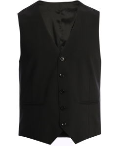 Wool Vest Black