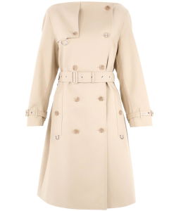 Beige raincoat