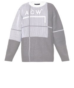 Grid sweater