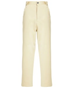 Beige cotton trousers