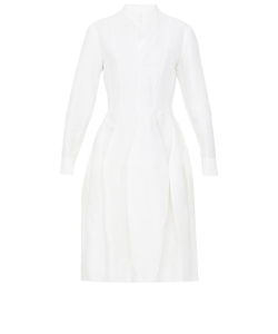 Linen and viscose dress