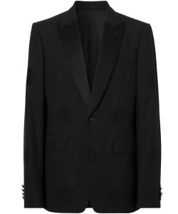 Oak Leaf Crest tuxedo jacket