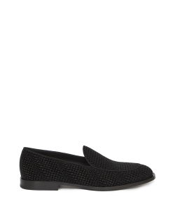 Velvet logoed loafers