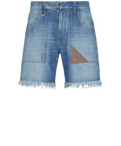 Blue denim bermuda shorts