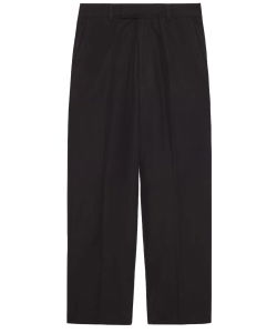 Cotton poplin trousers