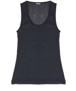 Semi-sheer tank top