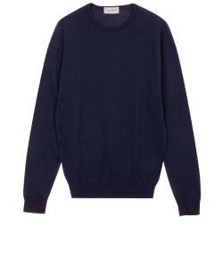 Blue cotton jumper