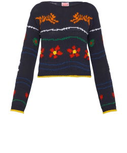 Multicolor embroidered jumper