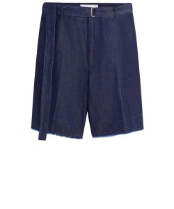 Blue denim bermuda shorts